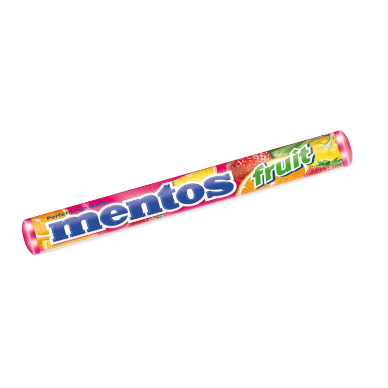 PASTILHA MENTOS STICK RAINBOW 37,5G