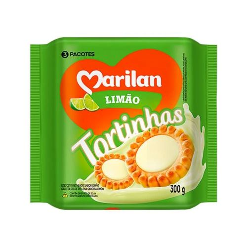 BISC RECH MARILAN TORTINHA LIMAO 300G