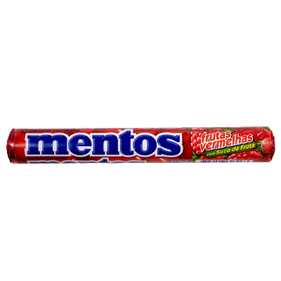 PASTILHA MENTOS STICK FRUTAS VERM 37,5G