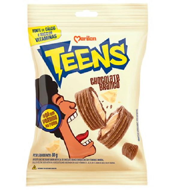 BISC TEENS MARILAN CHOC BCO 30G